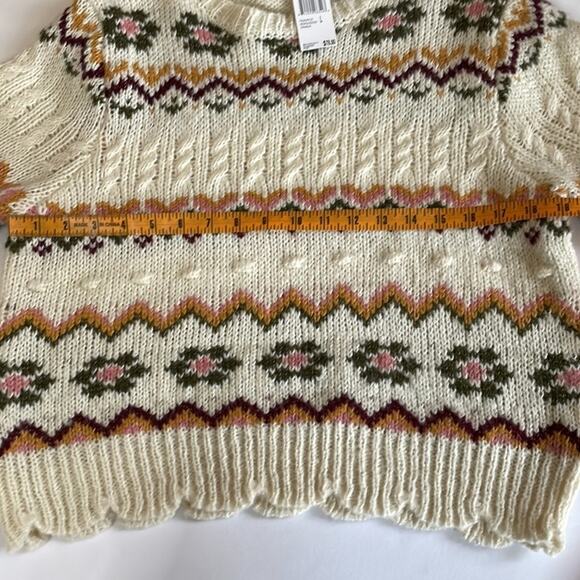PHILOSOPHY Women's Cable Knit Wool Blend Sweater - Size Large NWT - Picture 5 of 12